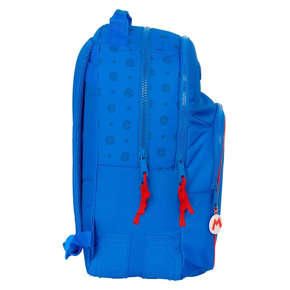 Safta Doppeltes Super Mario Play Rucksack, Multicolor