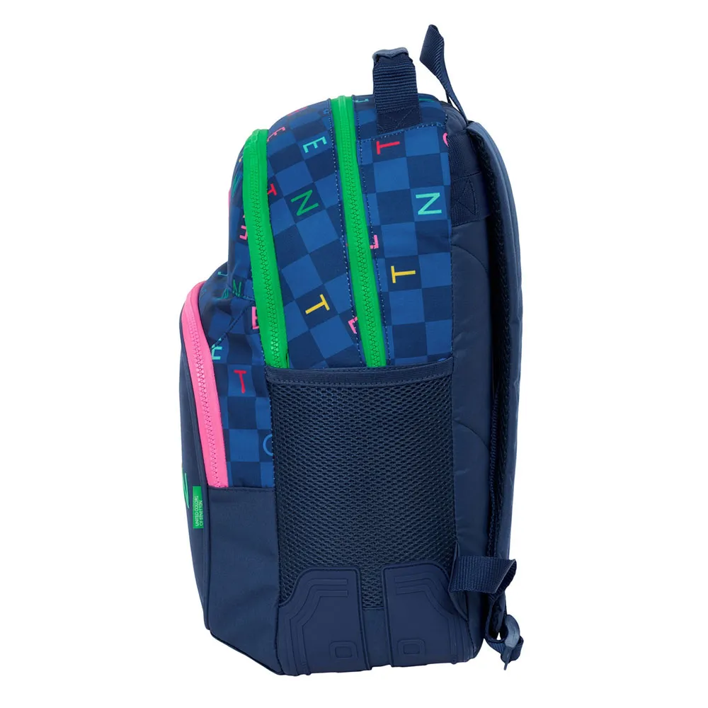 Safta Double Benetton Damero Rucksack, Multicolor Safta Double Benetton Damero Rucksack, Multicolor