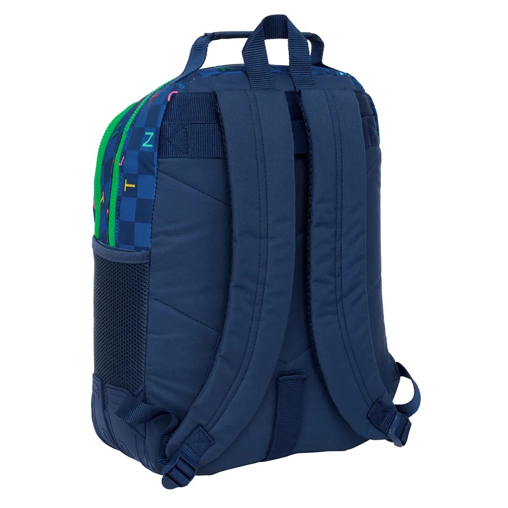 Safta Double Benetton Damero Rucksack, Multicolor Safta Double Benetton Damero Rucksack, Multicolor