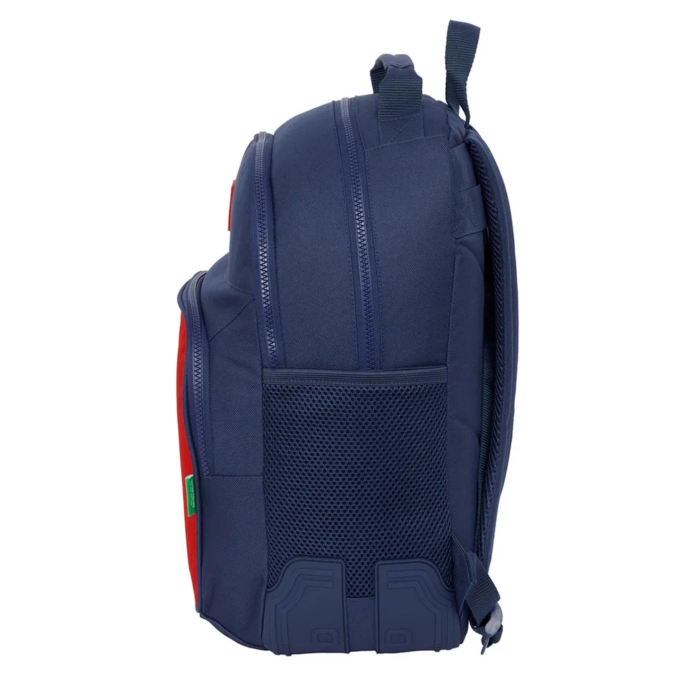 Safta Double Benetton Flag Rucksack, Multicolor