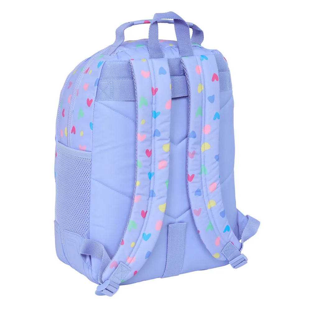 Safta Double Benetton Lila Rucksack, Multicolor Safta Double Benetton Lila Rucksack, Multicolor
