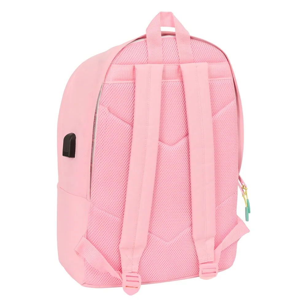 Safta Double For 15.6´´ Laptop+usb Munich Candy Rucksack, Multicolor