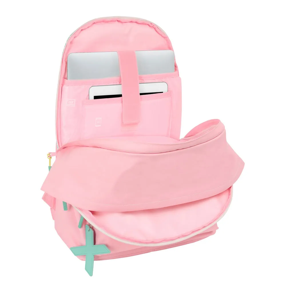 Safta Double For 15.6´´ Laptop+usb Munich Candy Rucksack, Multicolor