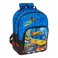 Safta Double Hot Wheels Let´s Race Rucksack