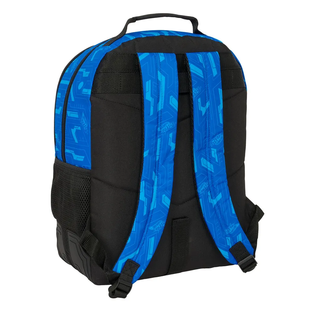 Safta Double Hot Wheels Let´s Race Rucksack, Multicolor Safta Double Hot Wheels Let´s Race Rucksack, Multicolor