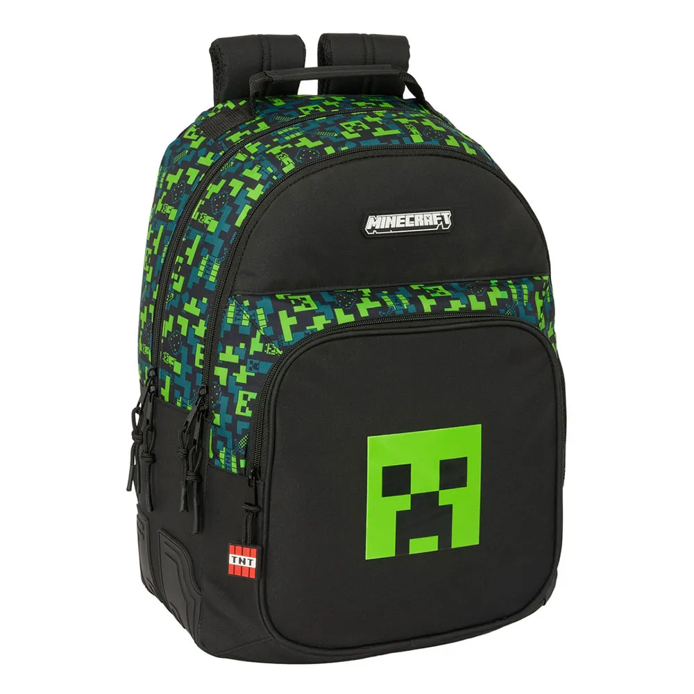 Safta Double Minecraft Tnt Rucksack, Multicolor