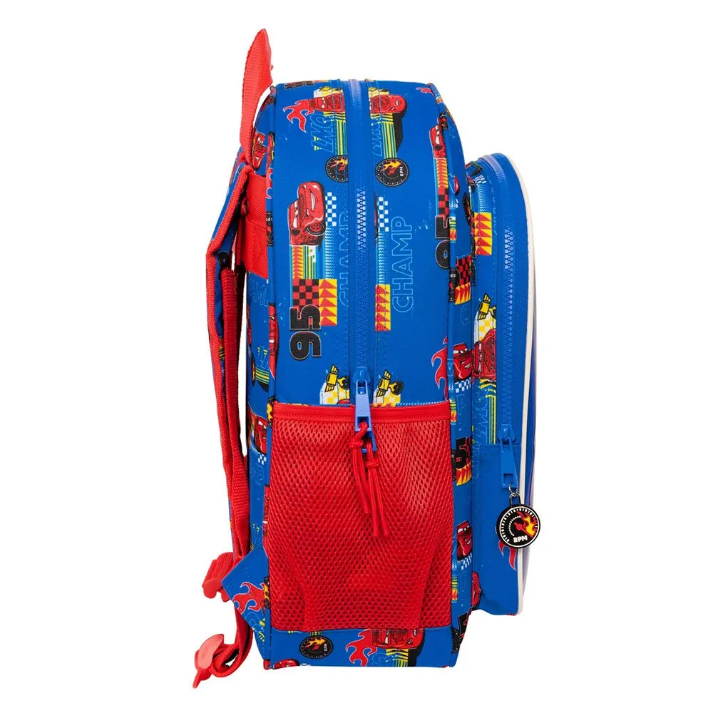 Safta Junior 38 Cm Cars Race Ready Rucksack, Multicolor