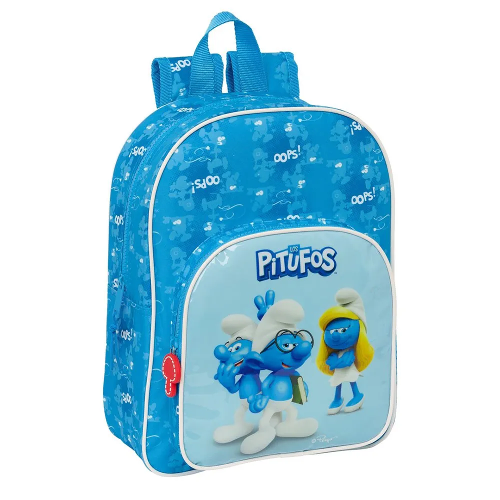 Safta Kinder Die Schlümpfe Rucksack, Multicolor