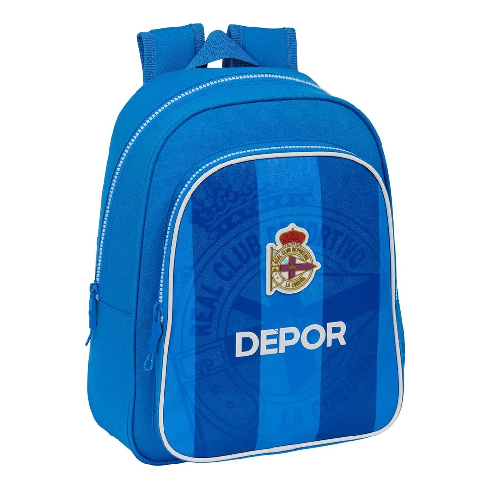 Safta Kindliche Real Club Deportivo De La Coruña Rucksack, Multicolor