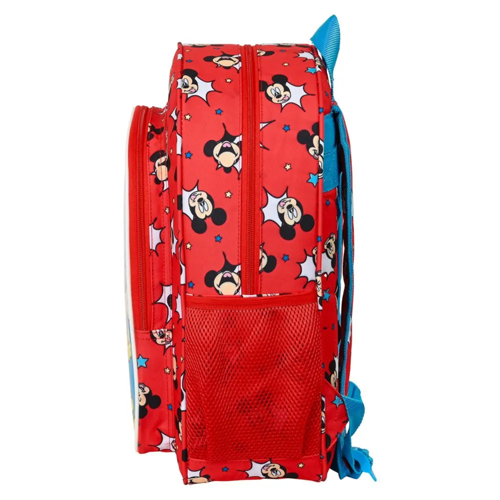 Safta Micky Maus Glückliche Lächeln Rucksack, Multicolor