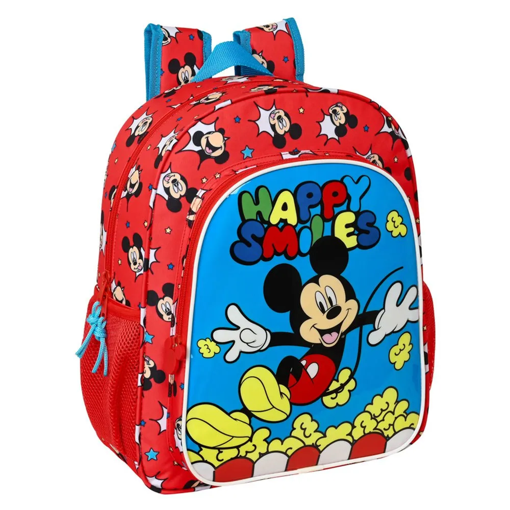 Safta Micky Maus Glückliche Lächeln Rucksack, Multicolor
