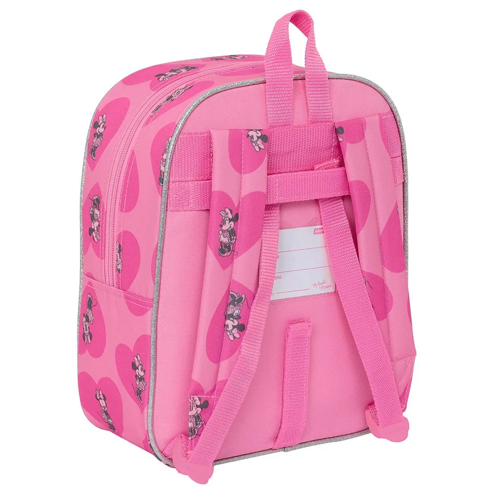 Safta Mini 27 Cm Minnie Mouse Loving Rucksack, Multicolor