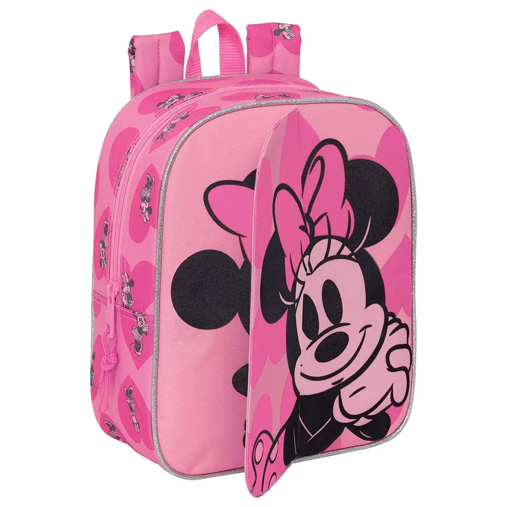 Safta Mini 27 Cm Minnie Mouse Loving Rucksack, Multicolor