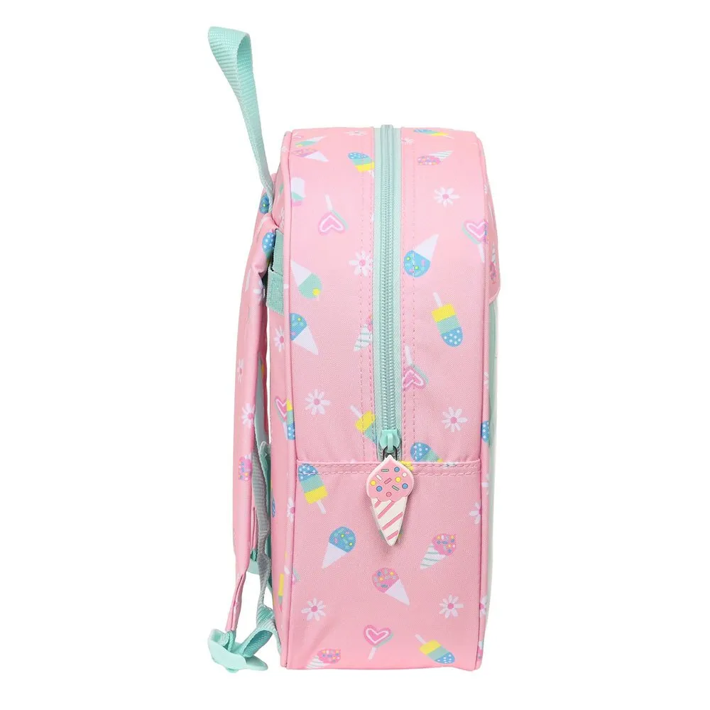 Safta Mini 27 Cm Peppa Pig Ice Cream Rucksack, Multicolor