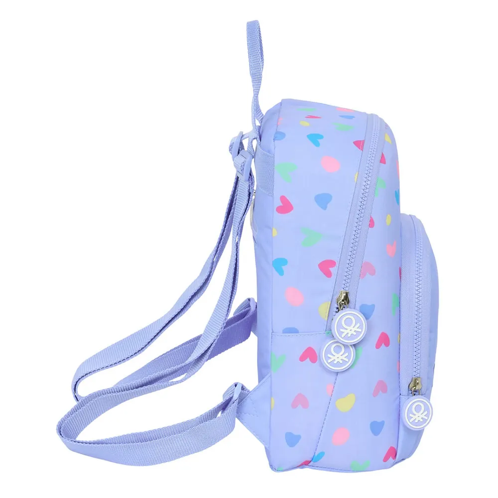 Safta Mini Benetton Lila Rucksack, Multicolor
