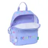 Safta Mini Benetton Lila Rucksack, Multicolor