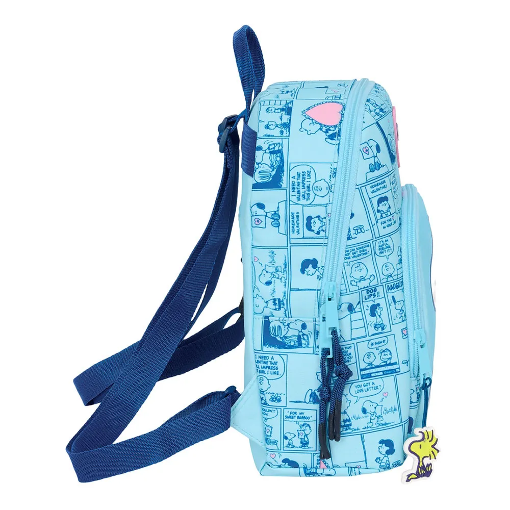 Safta Mini Snoopy Love Rucksack, Multicolor
