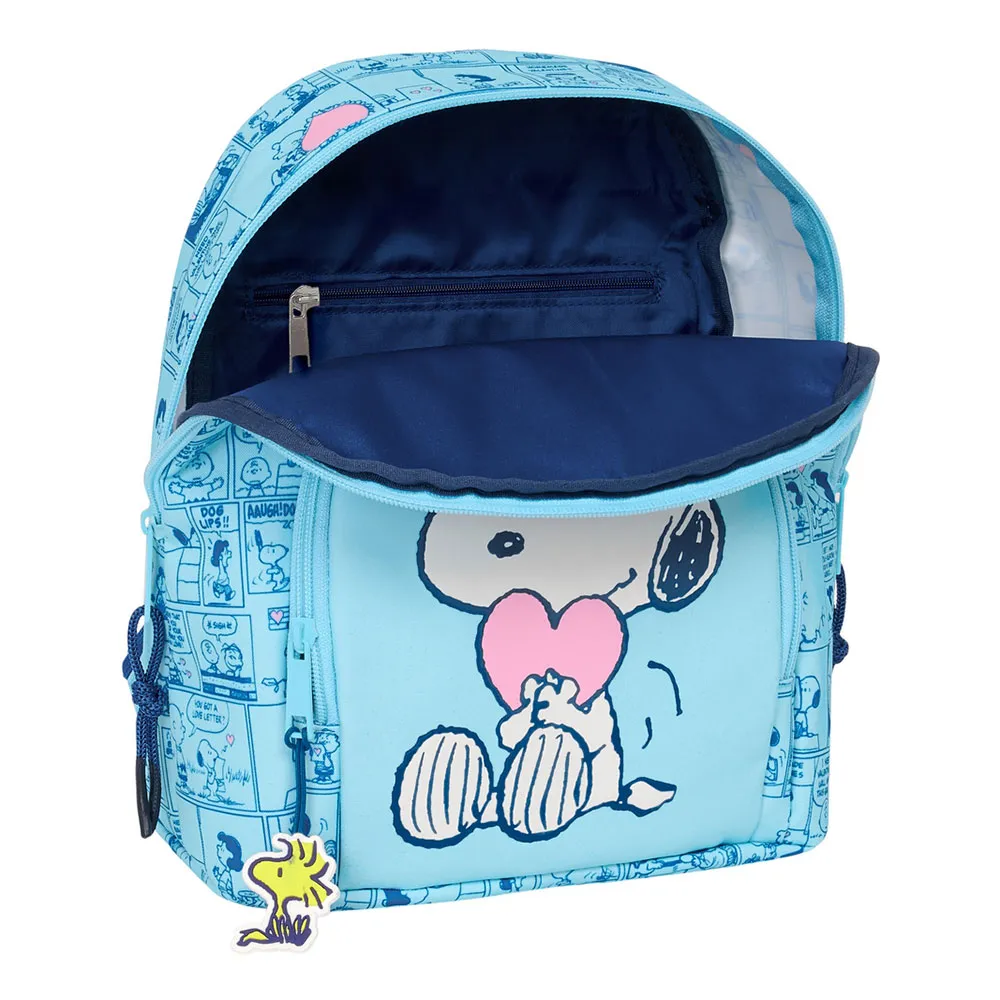 Safta Mini Snoopy Love Rucksack, Multicolor
