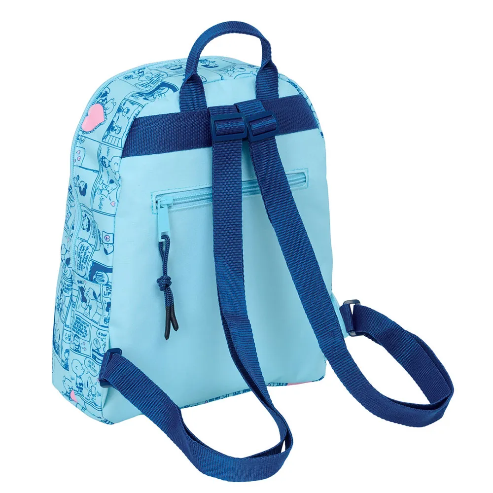 Safta Mini Snoopy Love Rucksack, Multicolor