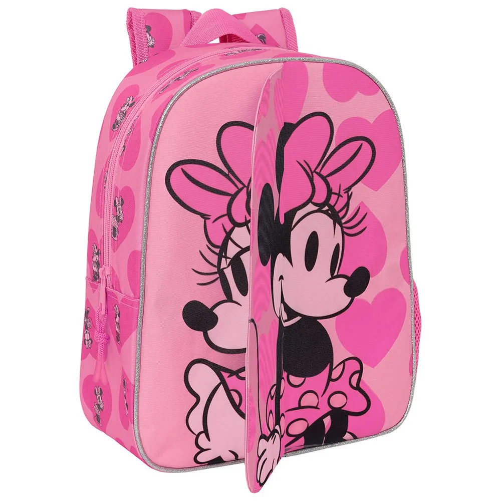 Safta Minnie Maus Kindlicher Liebevoller Rucksack, Multicolor