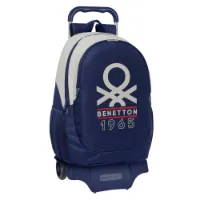 Safta Mit Trolley-rädern Benetton Rucksack