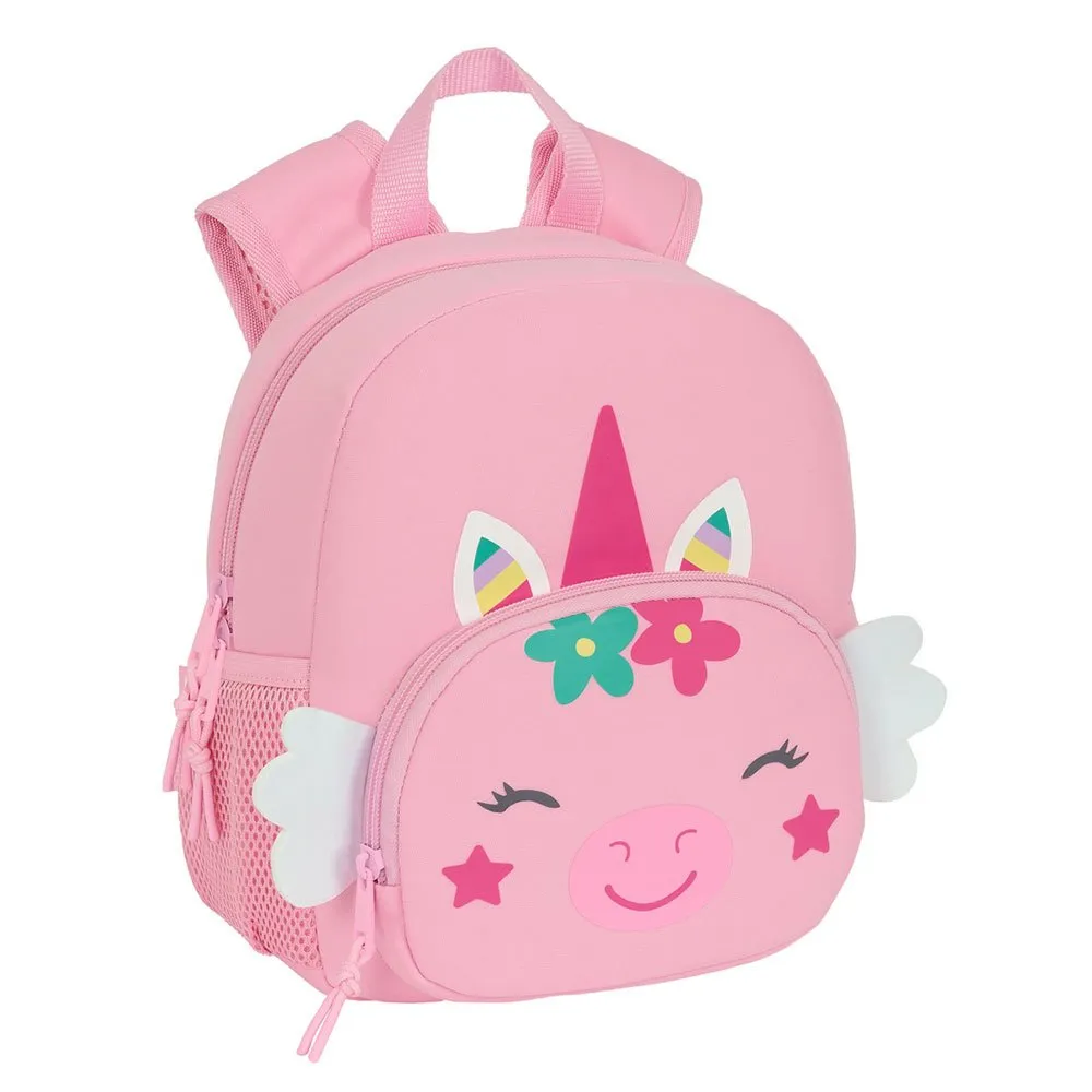 Safta Neoprene Unicornio Rucksack, Multicolor