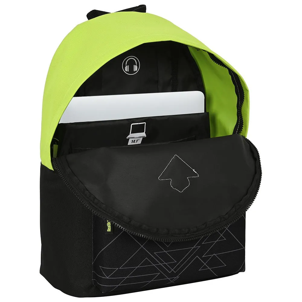 Safta Real Betis Balompie 14.1´´ Rucksack, Multicolor Safta Real Betis Balompie 14.1´´ Rucksack, Multicolor