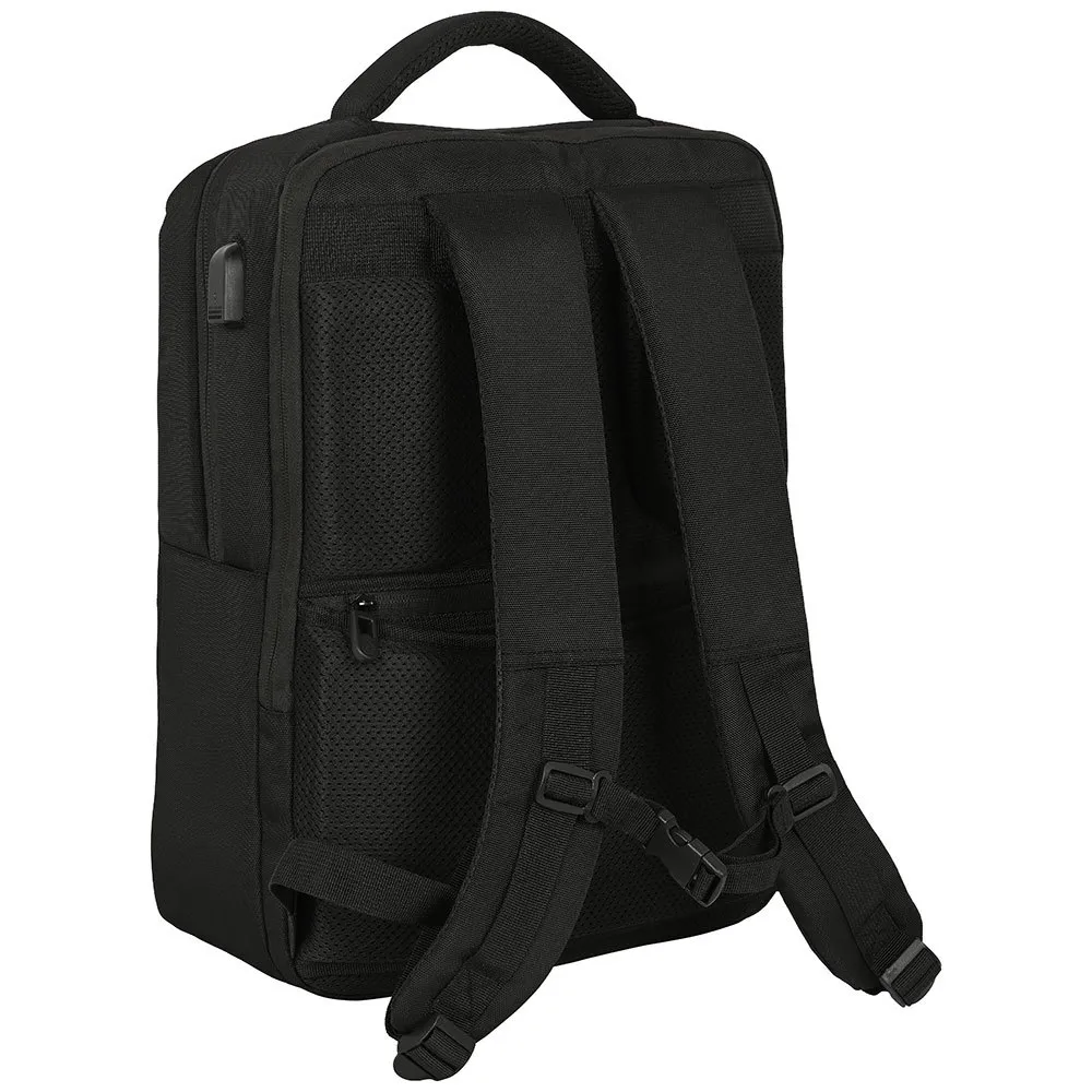 Safta Real Madrid Premium 2 Pockets 15.6´´+usb Rucksack, Multicolor Safta Real Madrid Premium 2 Pockets 15.6´´+usb Rucksack, Multicolor
