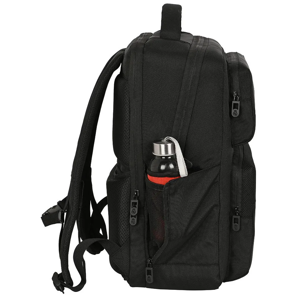 Safta Real Madrid Premium 2 Pockets 15.6´´+usb Rucksack, Multicolor Safta Real Madrid Premium 2 Pockets 15.6´´+usb Rucksack, Multicolor