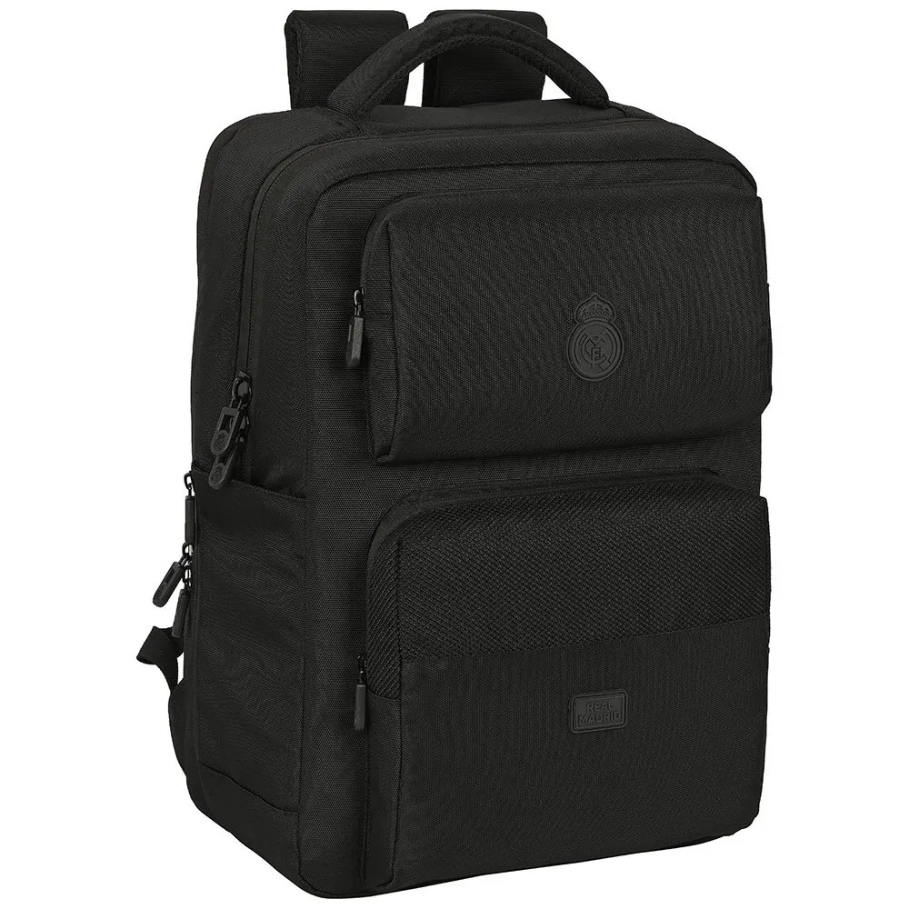 Safta Real Madrid Premium 2 Pockets 15.6´´+usb Rucksack, Multicolor Safta Real Madrid Premium 2 Pockets 15.6´´+usb Rucksack, Multicolor