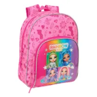 Safta Small Rainbow High Shine Rucksack Safta Small Rainbow High Shine Rucksack