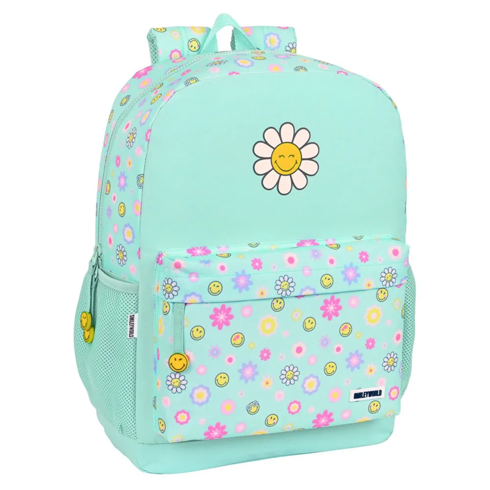 Safta Smiley World Summer Fun Rucksack, Multicolor 1 Safta Smiley World Summer Fun Rucksack, Multicolor 1