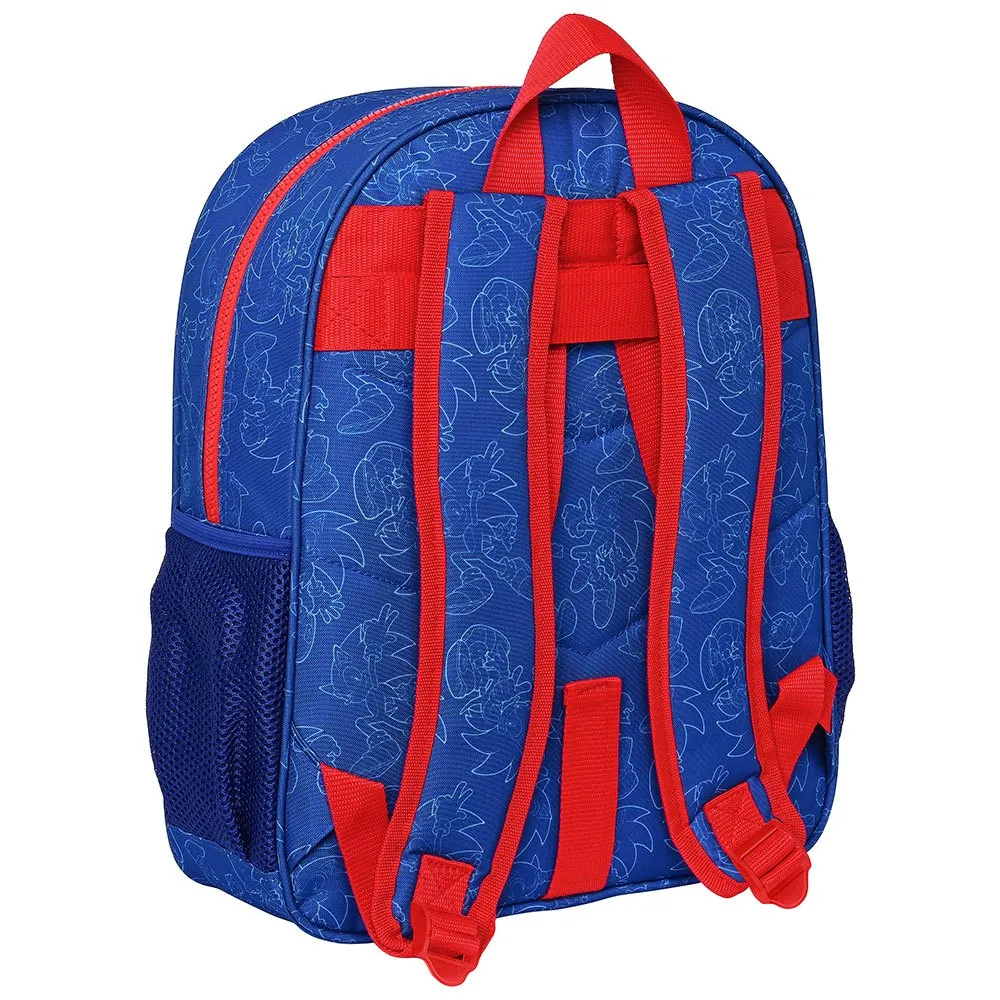 Safta Sonic "los Geht´s!" Junior-rucksack 38 Cm, Multicolor