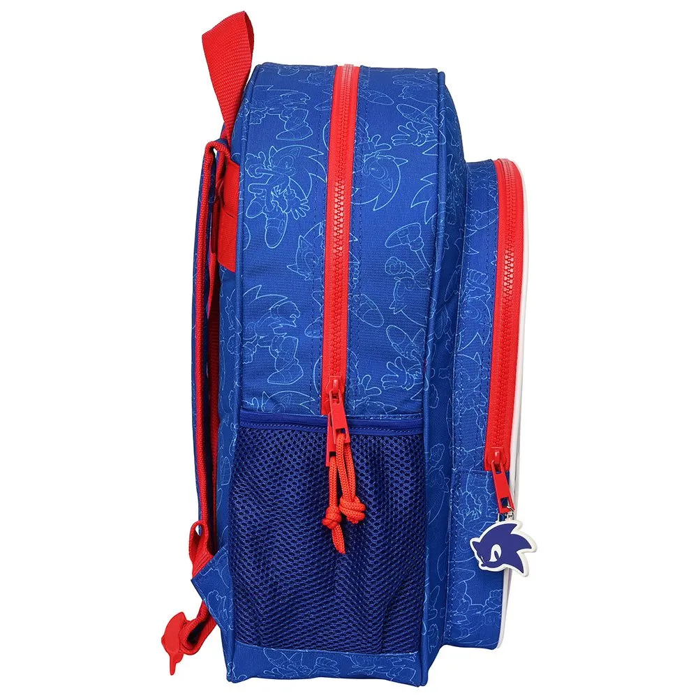Safta Sonic "los Geht´s!" Junior-rucksack 38 Cm, Multicolor