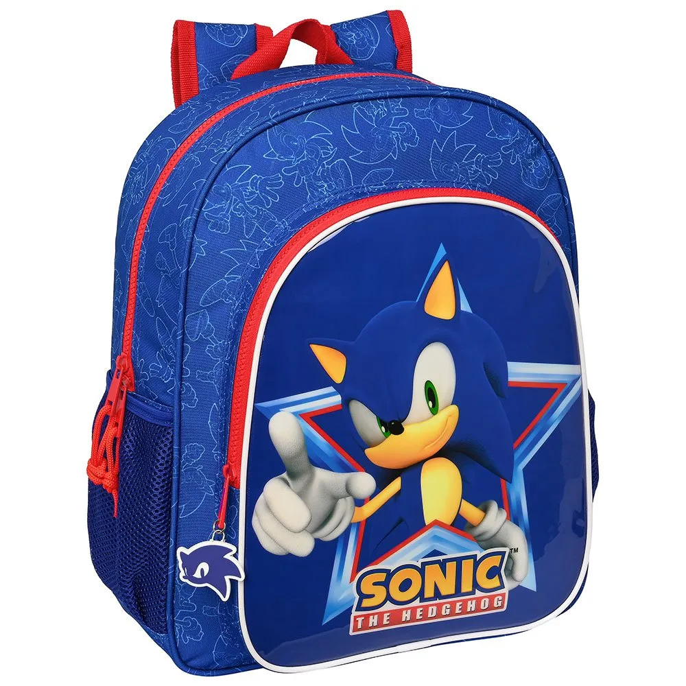Safta Sonic "los Geht´s!" Junior-rucksack 38 Cm, Multicolor
