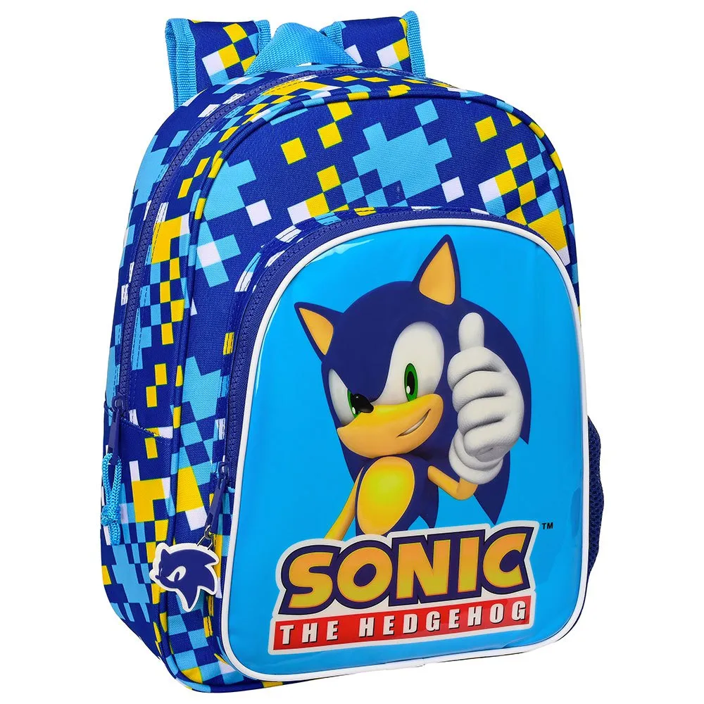 Safta Sonic Speed Rucksack 34 Cm, Multicolor Safta Sonic Speed Rucksack 34 Cm, Multicolor