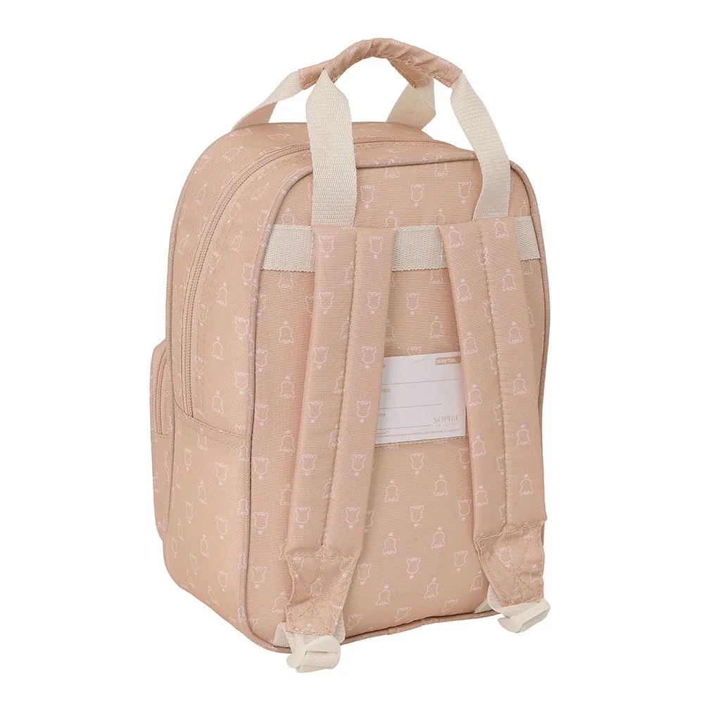 Safta Sophie La Girafe Cookie Children´s Rec & Water Resistant Rucksack, Multicolor Safta Sophie La Girafe Cookie Children´s Rec & Water Resistant Rucksack, Multicolor