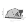 Salewa Alpine Hut Iii Zelt, Cactus / grey, 3PL