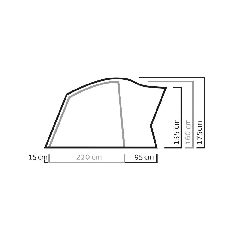 Salewa Alpine Hut Iv Zelt, Cactus / grey, 4PL Salewa Alpine Hut Iv Zelt, Cactus / grey, 4PL