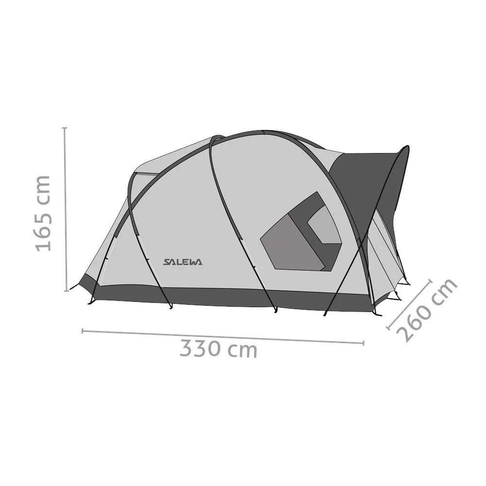Salewa Alpine Hut Iv Zelt, Cactus / grey, 4PL Salewa Alpine Hut Iv Zelt, Cactus / grey, 4PL