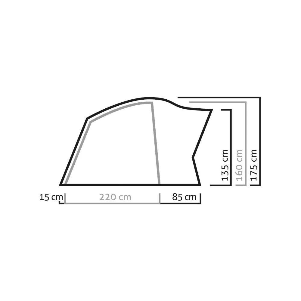 Salewa Alpine Hut Iv Zelt, Cactus / grey, 4PL Salewa Alpine Hut Iv Zelt, Cactus / grey, 4PL