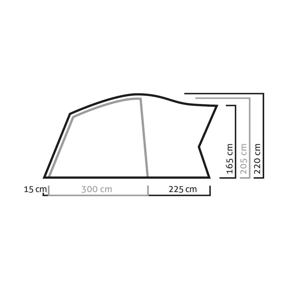Salewa Alpine Lodge Iv Zelt, Cactus / grey, 4PL Salewa Alpine Lodge Iv Zelt, Cactus / grey, 4PL