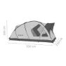Salewa Alpine Lodge Iv Zelt, Cactus / grey, 4PL