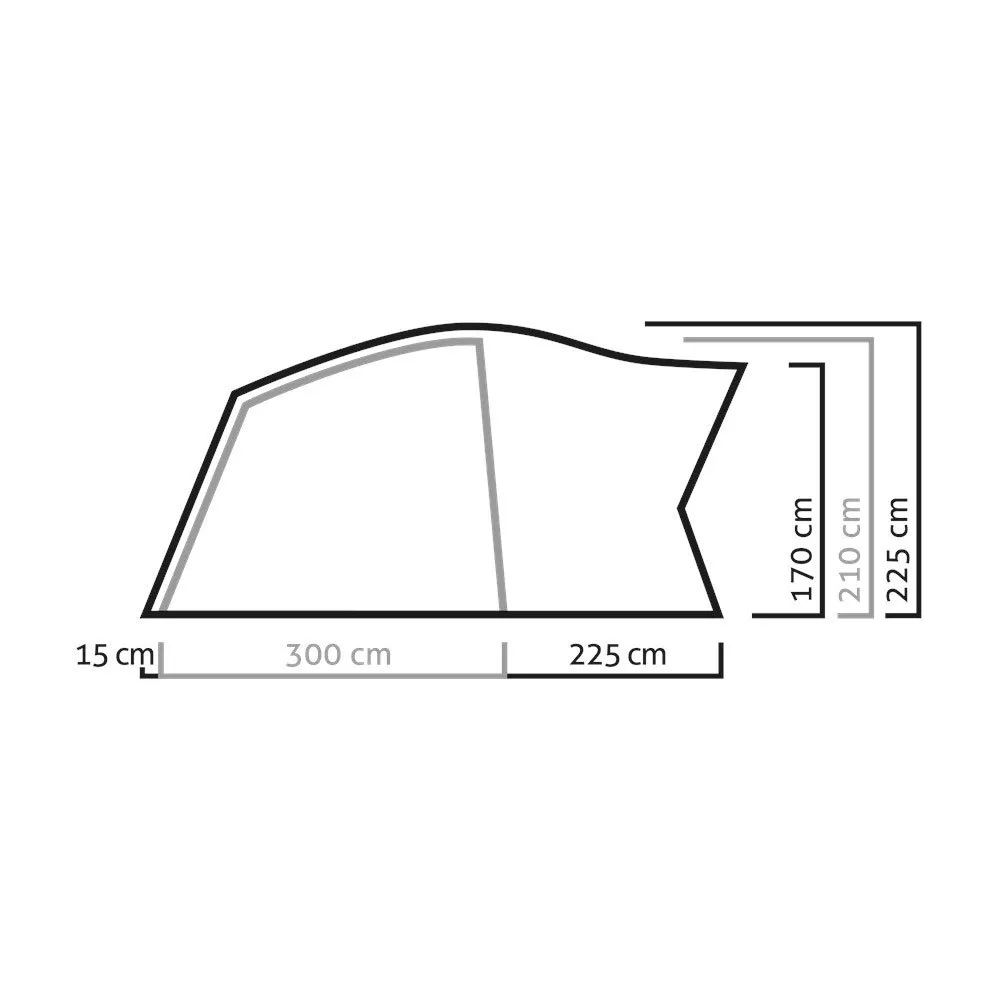 Salewa Alpine Lodge V Zelt, Cactus / grey, 5PL Salewa Alpine Lodge V Zelt, Cactus / grey, 5PL