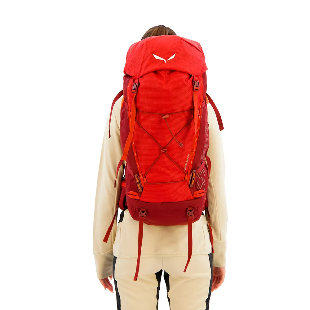 Salewa Alptreck 38+5l Rucksack, Pompeian red / syrah