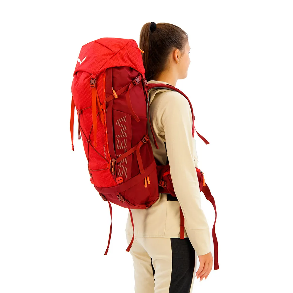 Salewa Alptreck 38+5l Rucksack, Pompeian red / syrah