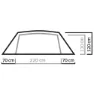 Salewa Denali Iv Zelt, Cactus / grey, 4PL