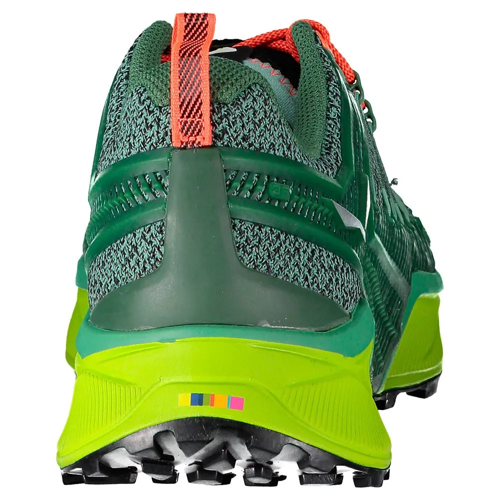 Salewa Dropline Trailrunning-schuhe female, Feld green / fluo coral Salewa Dropline Trailrunning-schuhe female, Feld green / fluo coral