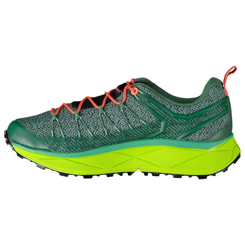 Salewa Dropline Trailrunning-schuhe female, Feld green / fluo coral Salewa Dropline Trailrunning-schuhe female, Feld green / fluo coral