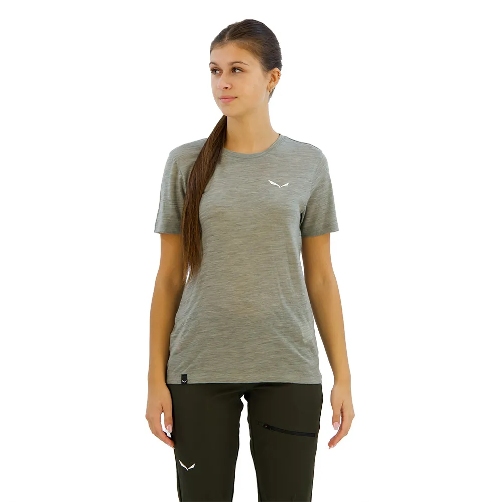 Salewa Eagle Minilogo Am Kurzarm-t-shirt, Shadow 1